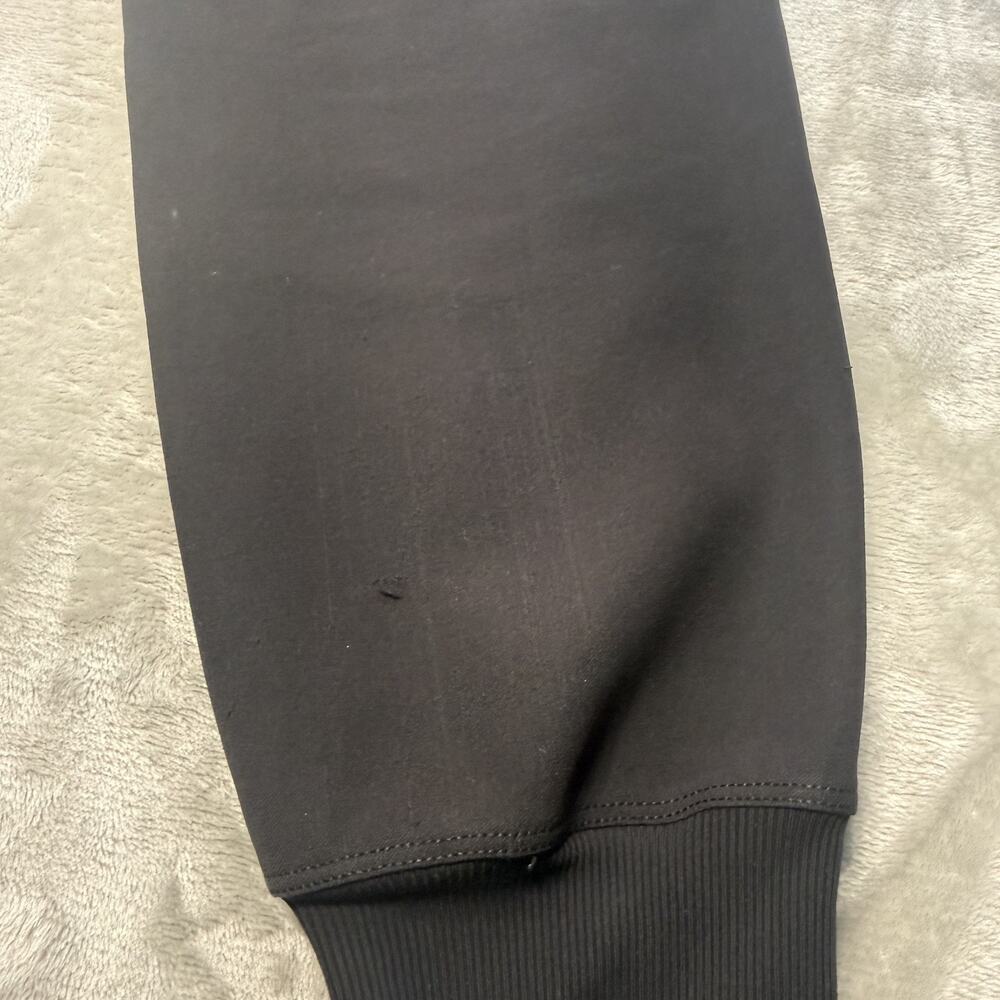 Lululemon Jogger Pants Womens 6 Black Sweatpants Drawstring Cuffed Logo Athletic - Picture 4 of 12